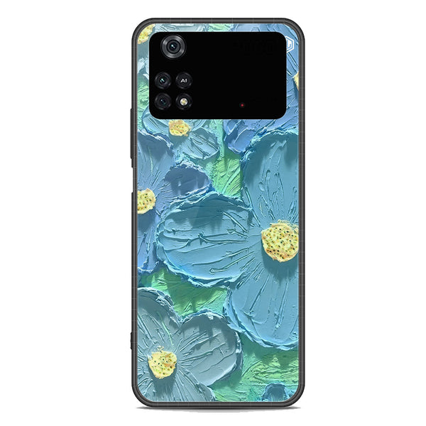 Floral Series Soft Phone Case - Premium Glass Case - Design 1 - Xiaomi Poco M4 Pro 5G