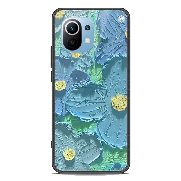 Floral Series Soft Phone Case - Premium Glass Case - Design 1 - Xiaomi Mi 11