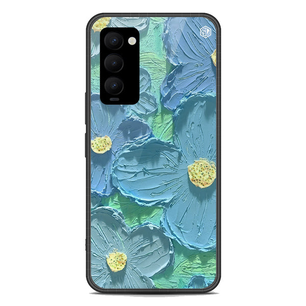 Floral Series Soft Phone Case - Premium Glass Case - Design 1 - Tecno Camon 18 Premier