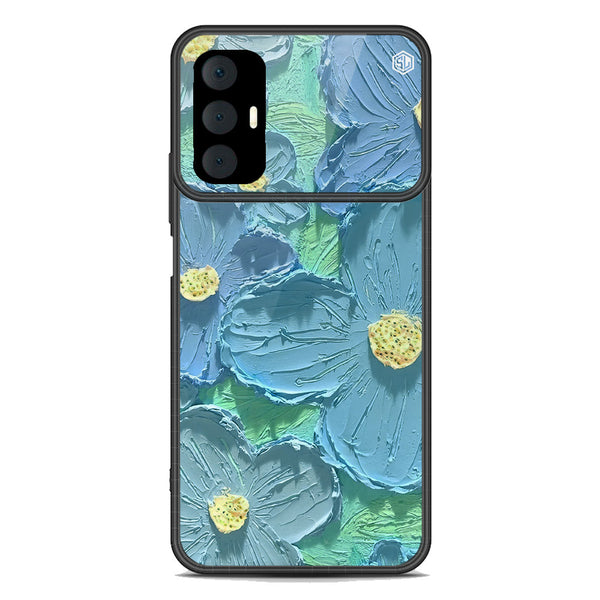 Floral Series Soft Phone Case - Premium Glass Case - Design 1 - Tecno Spark 8 Pro