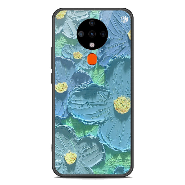 Floral Series Soft Phone Case - Premium Glass Case - Design 1 - Tecno Spark 6