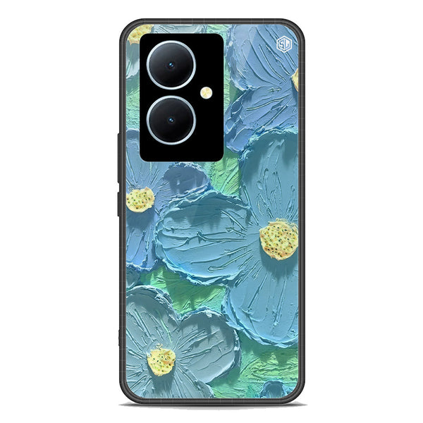 Floral Series Soft Phone Case - Premium Glass Case - Design 1 - Vivo Y78 Plus 5G