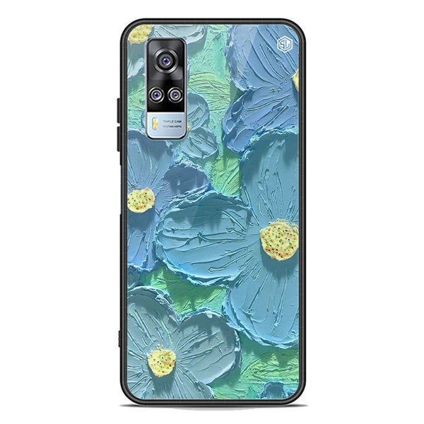 Floral Series Soft Phone Case - Premium Glass Case - Design 1 - Vivo Y51 (2020 December)