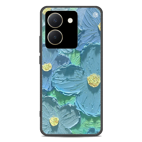 Floral Series Soft Phone Case - Premium Glass Case - Design 1 - Vivo Y36 4G