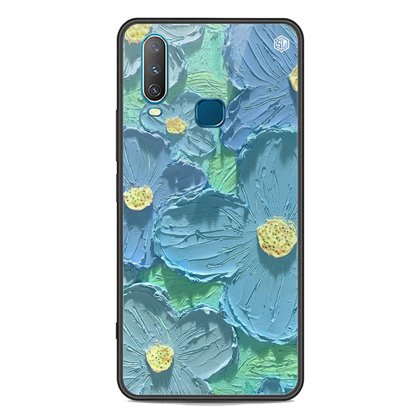 Floral Series Soft Phone Case - Premium Glass Case - Design 1 - Vivo Y17