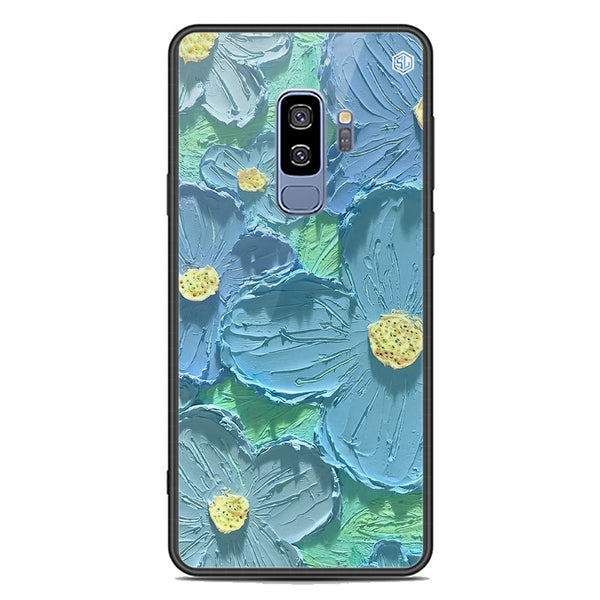 Floral Series Soft Phone Case - Premium Glass Case - Design 1 - Samsung Galaxy S9 Plus
