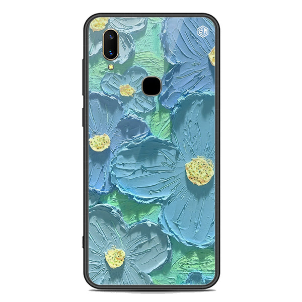 Floral Series Soft Phone Case - Premium Glass Case - Design 1 - Vivo V11 Pro