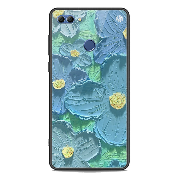 Floral Series Soft Phone Case - Premium Glass Case - Design 1 - Huawei Y9 2018