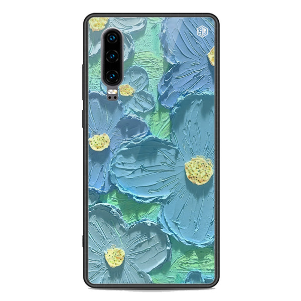 Floral Series Soft Phone Case - Premium Glass Case - Design 1 - Huawei P30