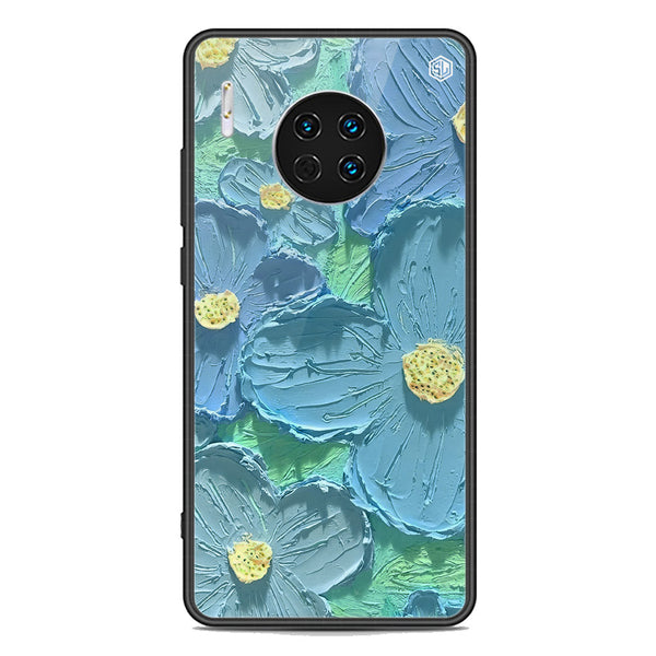 Floral Series Soft Phone Case - Premium Glass Case - Design 1 - Huawei Mate 30