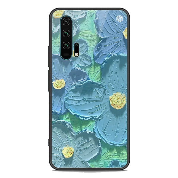 Floral Series Soft Phone Case - Premium Glass Case - Design 1 - Honor 20