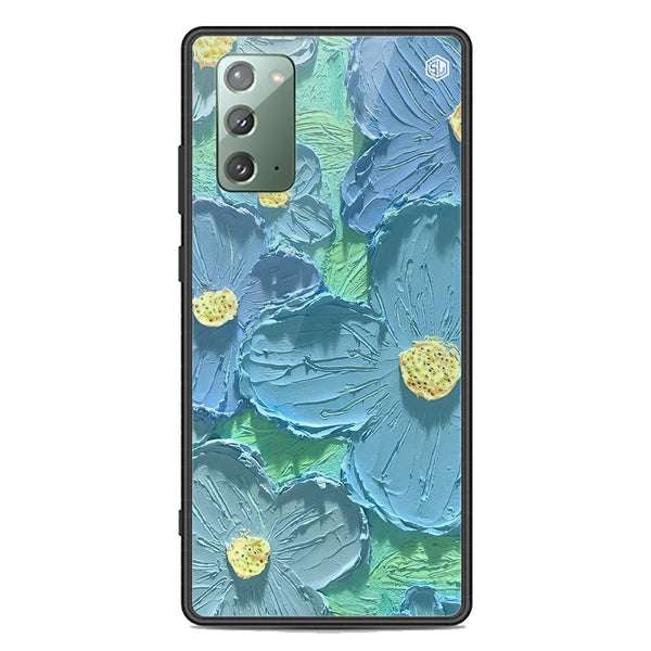 Floral Series Soft Phone Case - Premium Glass Case - Design 1 - Samsung Galaxy Note 20