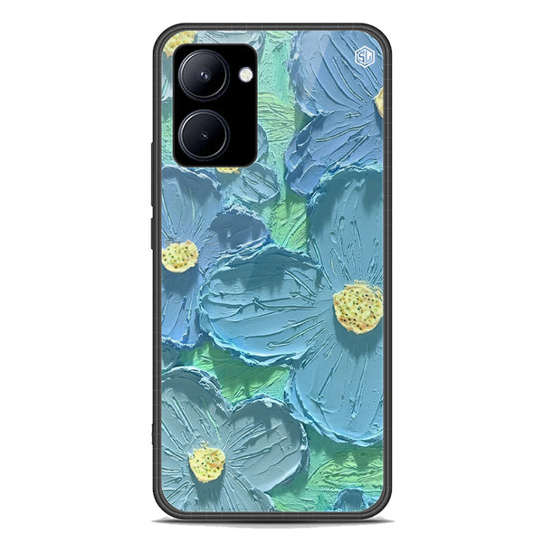 Floral Series Soft Phone Case - Premium Glass Case - Design 1 - Realme C33
