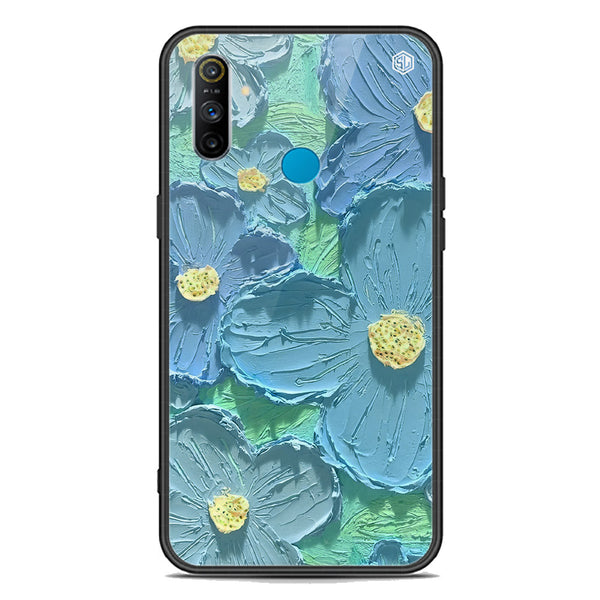 Floral Series Soft Phone Case - Premium Glass Case - Design 1 - Realme C3