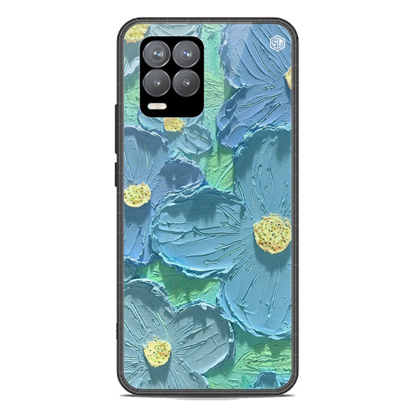 Floral Series Soft Phone Case - Premium Glass Case - Design 1 - Realme 8