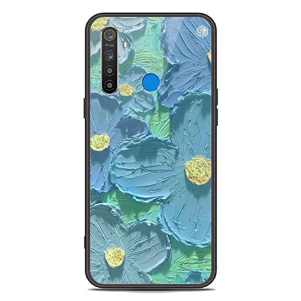 Floral Series Soft Phone Case - Premium Glass Case - Design 1 - Realme 6i