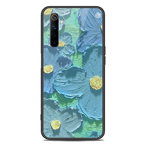Floral Series Soft Phone Case - Premium Glass Case - Design 1 - Realme 6