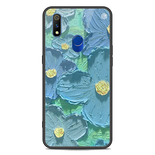 Floral Series Soft Phone Case - Premium Glass Case - Design 1 - Realme 3 Pro