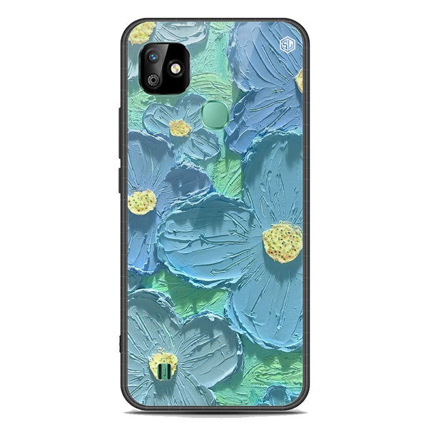 Floral Series Soft Phone Case - Premium Glass Case - Design 1 - Infinix Smart HD 2021