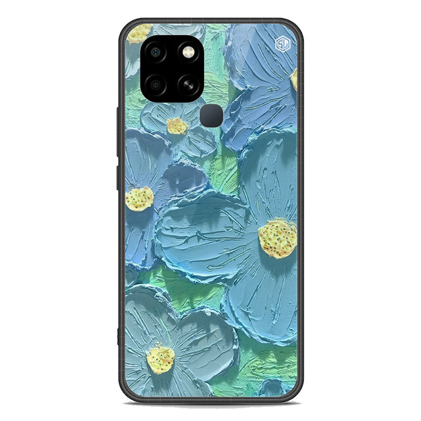 Floral Series Soft Phone Case - Premium Glass Case - Design 1 - Infinix Smart 6