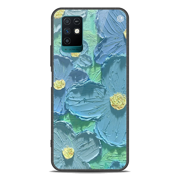 Floral Series Soft Phone Case - Premium Glass Case - Design 1 - Infinix Note 10