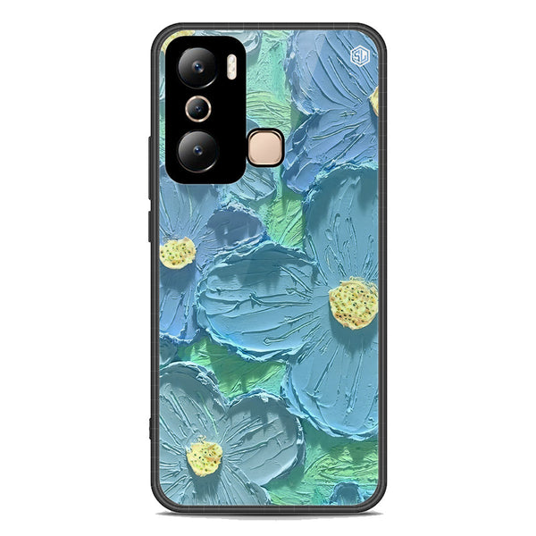 Floral Series Soft Phone Case - Premium Glass Case - Design 1 - Infinix Hot 20i