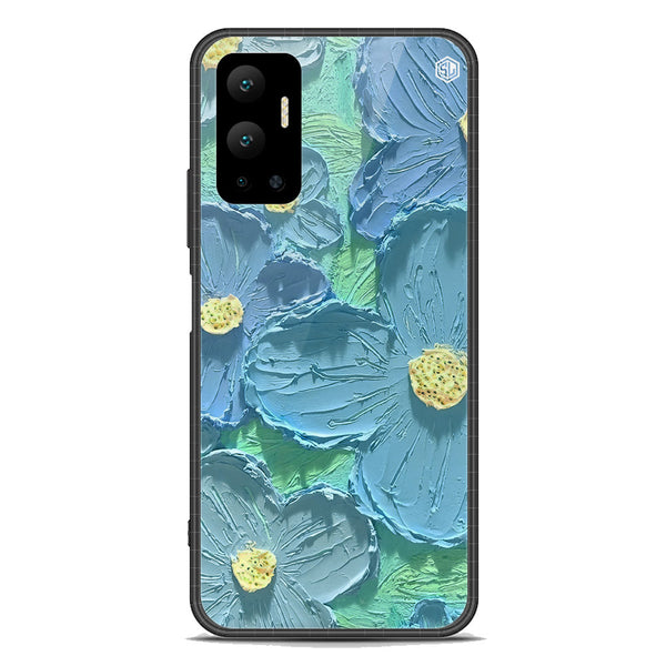 Floral Series Soft Phone Case - Premium Glass Case - Design 1 - Infinix Hot 12
