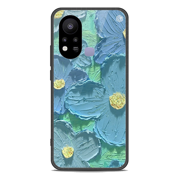 Floral Series Soft Phone Case - Premium Glass Case - Design 1 - Infinix Hot 11s
