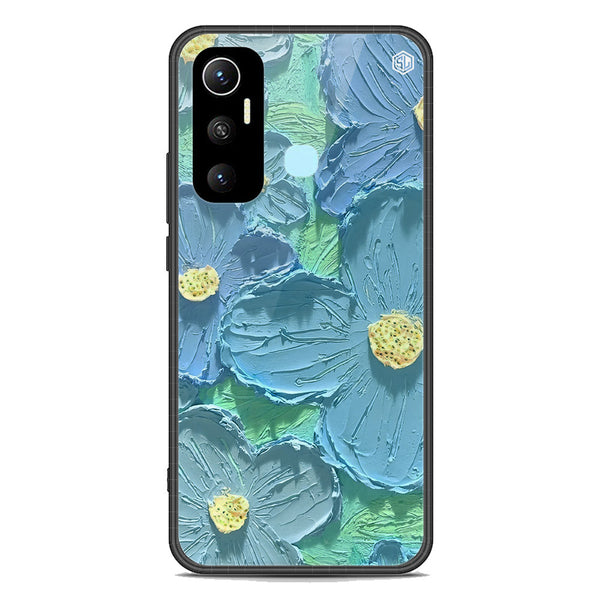 Floral Series Soft Phone Case - Premium Glass Case - Design 1 - Infinix Hot 11