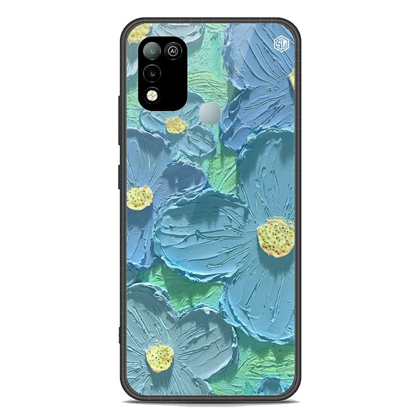 Floral Series Soft Phone Case - Premium Glass Case - Design 1 - Infinix Hot 10 Play