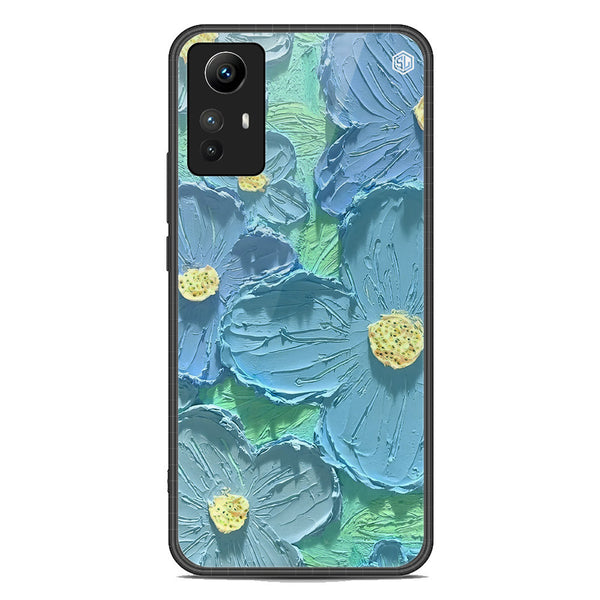 Floral Series Soft Phone Case - Premium Glass Case - Design 1 - Xiaomi Redmi Note 12S