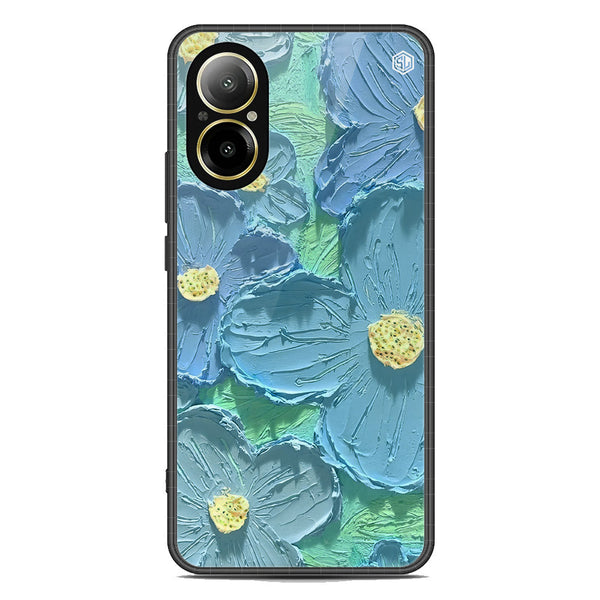 Floral Series Soft Phone Case - Premium Glass Case - Design 1 - Realme C67 4G