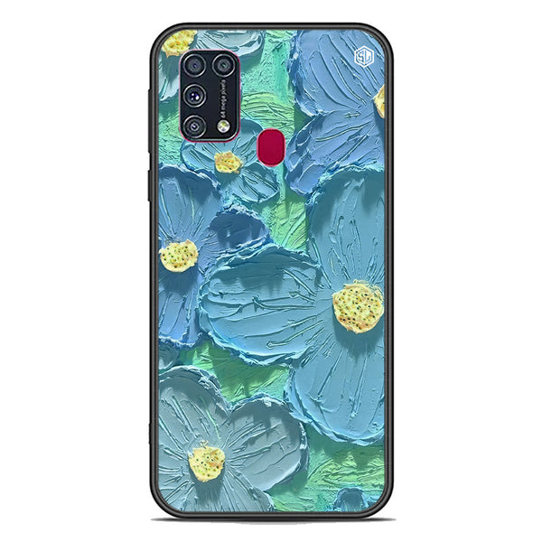 Floral Series Soft Phone Case - Premium Glass Case - Design 1 - Samsung Galaxy M31