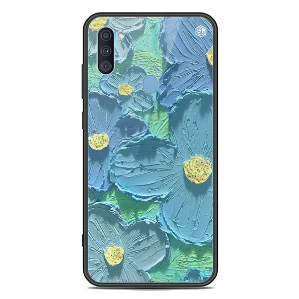 Floral Series Soft Phone Case - Premium Glass Case - Design 1 - Samsung Galaxy M11