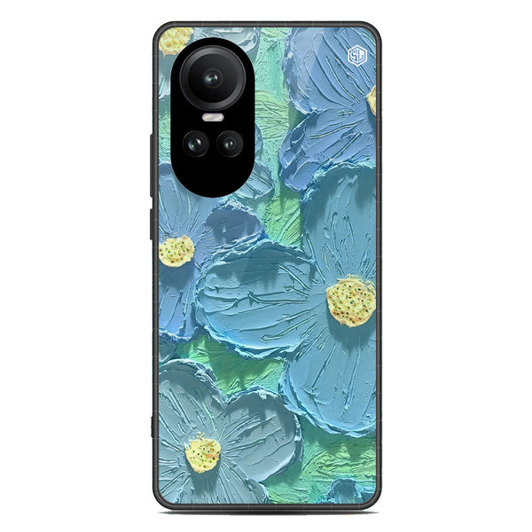 Floral Series Soft Phone Case - Premium Glass Case - Design 1 - Oppo Reno 10 Pro