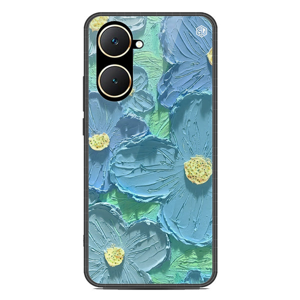 Floral Series Soft Phone Case - Premium Glass Case - Design 1 - Vivo Y03