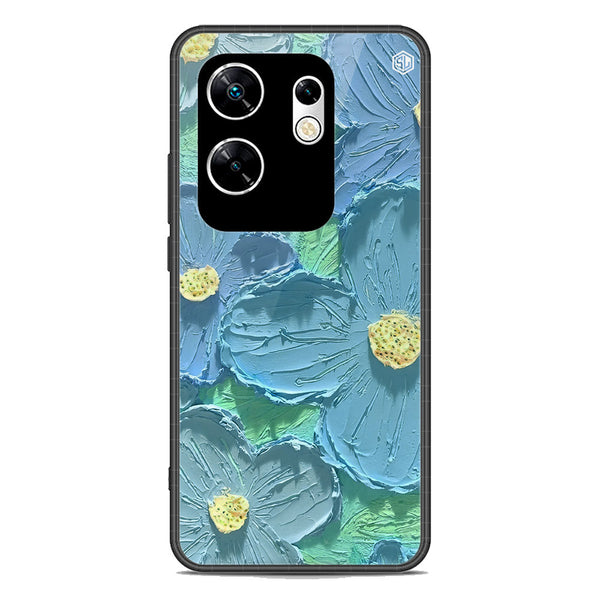 Floral Series Soft Phone Case - Premium Glass Case - Design 1 - Infinix Zero 30 4G