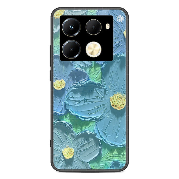 Floral Series Soft Phone Case - Premium Glass Case - Design 1 - Infinix Note 40 Pro