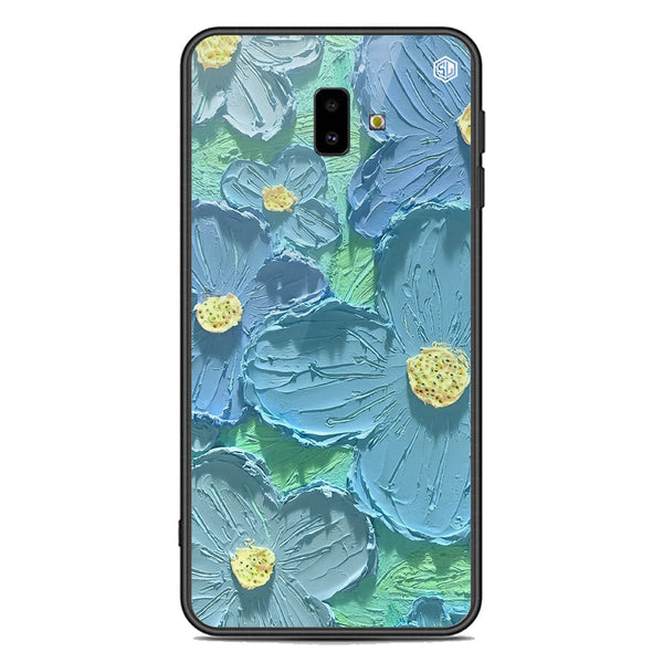 Floral Series Soft Phone Case - Premium Glass Case - Design 1 - Samsung Galaxy J6 Plus 2018