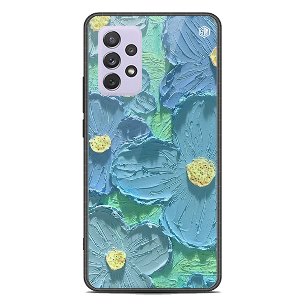 Floral Series Soft Phone Case - Premium Glass Case - Design 1 - Samsung Galaxy A72