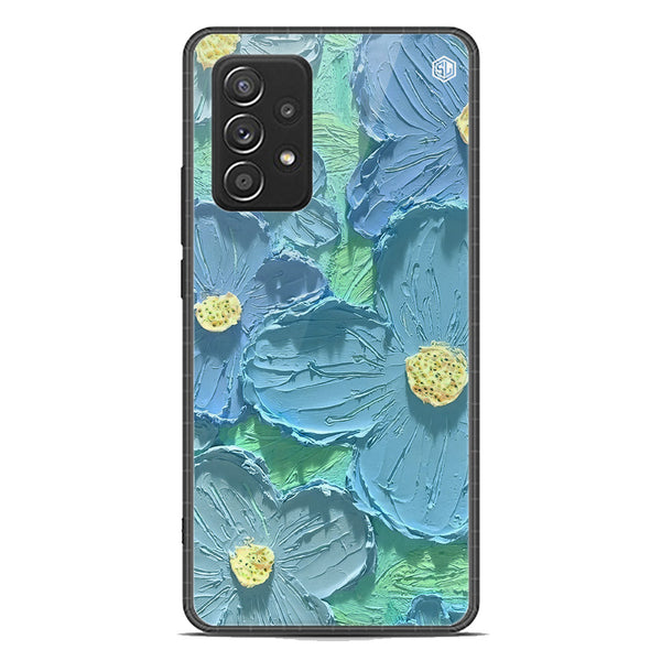 Floral Series Soft Phone Case - Premium Glass Case - Design 1 - Samsung Galaxy A52s 5G