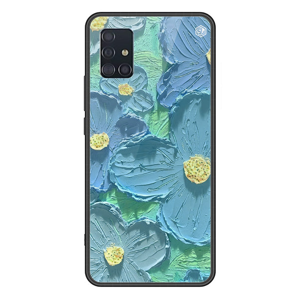 Floral Series Soft Phone Case - Premium Glass Case - Design 1 - Samsung Galaxy A51