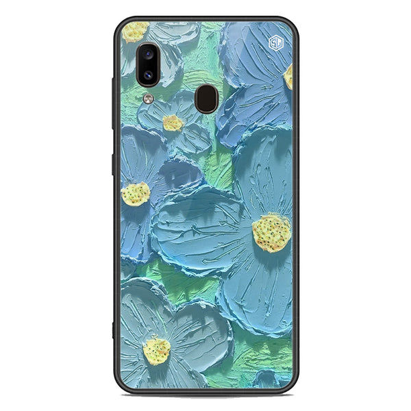 Floral Series Soft Phone Case - Premium Glass Case - Design 1 - Samsung Galaxy A30