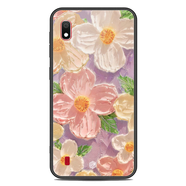 Floral Series Soft Phone Case - Premium Glass Case - Design 11 - Samsung Galaxy A10
