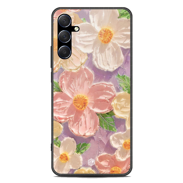 Floral Series Soft Phone Case - Premium Glass Case - Design 11 - Samsung Galaxy M53