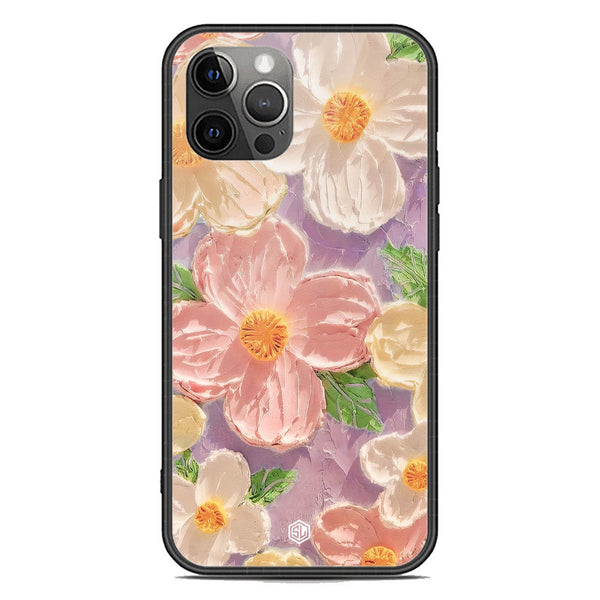 Floral Series Soft Phone Case - Premium Glass Case - Design 11 - iPhone 12 Pro Max