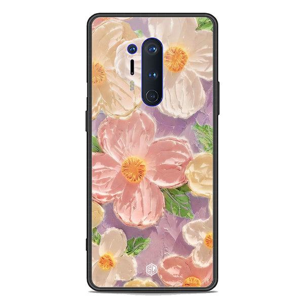 Floral Series Soft Phone Case - Premium Glass Case - Design 11 - OnePlus 8 Pro