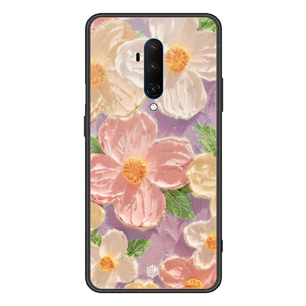 Floral Series Soft Phone Case - Premium Glass Case - Design 11 - OnePlus 7T Pro