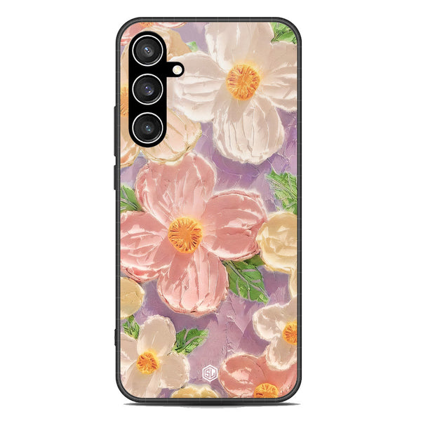 Floral Series Soft Phone Case - Premium Glass Case - Design 11 - Samsung Galaxy S23 FE