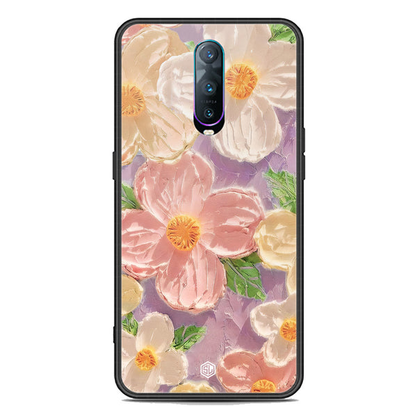 Floral Series Soft Phone Case - Premium Glass Case - Design 11 - Oppo R17 Pro